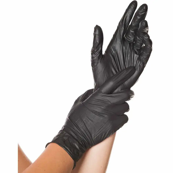 HYGOSTAR® Nitrile Gloves Safe Light powder-free black