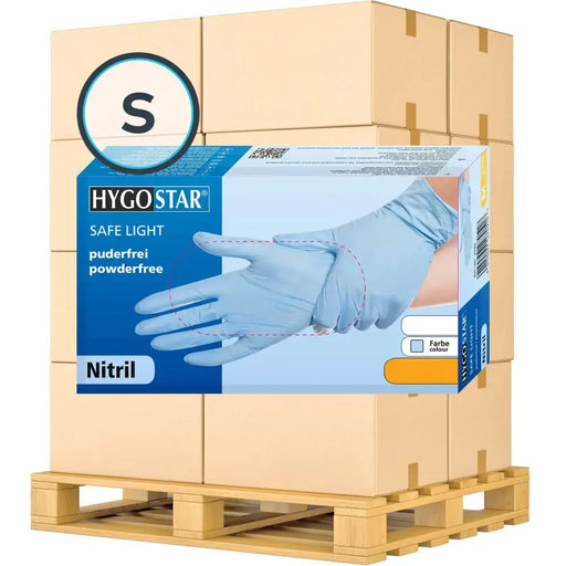 HYGOSTAR® Nitrile Gloves Safe Light powder-free blue