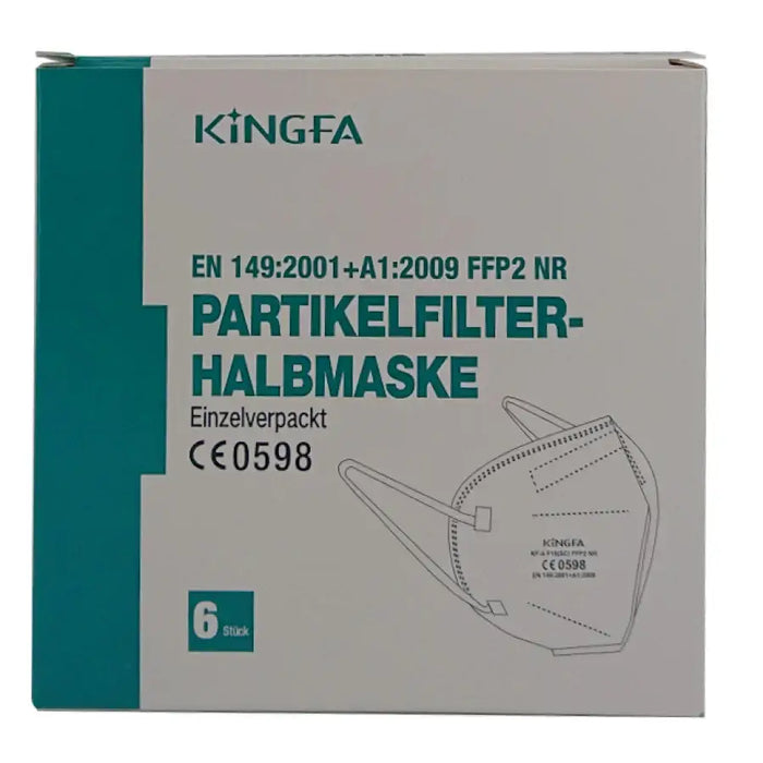 KingFA KF-AF10 SC FFP2 NR particle filter half mask without valve - 1 pack - 6 pieces