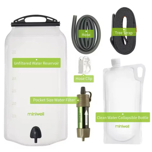 Miniwell - All in one survival water filter system