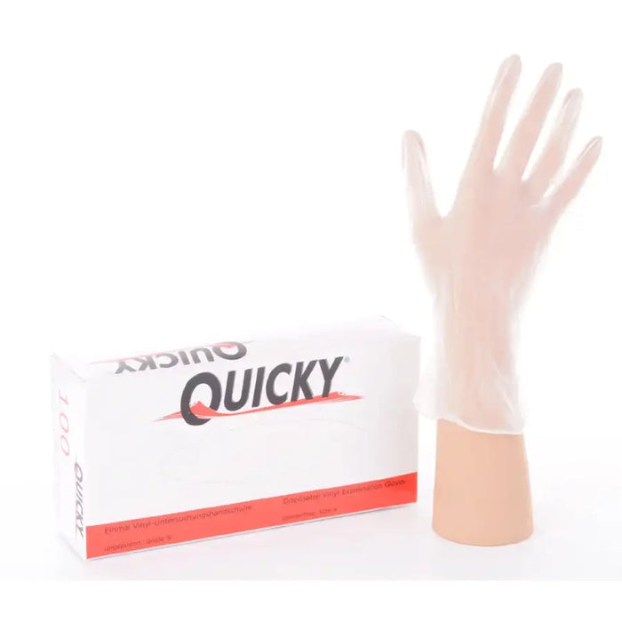 vinyl examination gloves - Medium / 1 pack -100 pieces