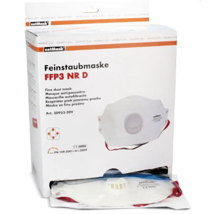 ZetMask® FFP3 NR D fine dust filter mask with exhalation valve